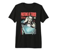 Panneau Solaire Science Halloween Photons de Terreur Vampire T-Shirt Haut de Gamme