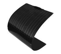 Panneau Solaire Souple XINPUGUANG Panneau Solaire Flexible 100w 12v Photovoltaïque Module Monocristallin pour Camping-car, Maison, Bateau, Jardin,Balcon(Black)