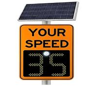 Panneau solaire Speed Feedback avec affichage LED pour une haute visibilité jour et nuit