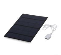 Panneau solaire USB 5 W 6 V pour charger des lampes solaires et des appareils à faible consommation d'énergie