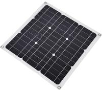 Panneau Solaire USB 5V Portable Pliable 30W Kit de Chargement Solaire pour l'Extérieur Vélo Camping Randonnée