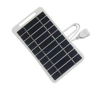 Panneau solaire USB compact 2 W 5 V charge solaire pour appareils de refroidissement extérieurs et gadgets d'éclairage d'urgence Chargeur de téléphone