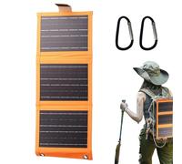 Panneau Solaire USB - Panneau Solaire Pliable Multicouche,Chargeur de Batterie Compact Fin Léger Design Gain de Place pour Camping Sécurité et Extérieur