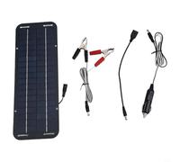 Panneau solaire USB portable 12 V 30 W avec silicone monocristallin pour chargeur de batterie de voiture, bateau, conception étanche pour camping, voyage