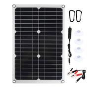 PANNEAU SOLAIRE - WOODOURS - Panneau solaire 1200W 12V, double USB, flexible, camping/voiture/téléphone, panneau KIT PHOTOVOLTAIQUE