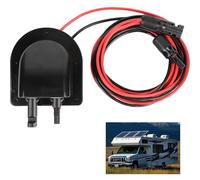 Panneau Solaireguide CâBle Solaire,Passe-Toit Pour Camping-Car,Double EntréE De CâBle Avec CâBle Solaire De 3m,Pour Caravane Bateau Camping Car(Noir)