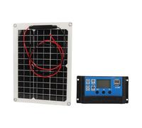 Panneau solaires 300 W haute efficacité, kit complet avec régulateur de charge IP67 50 A, compatible 12 V/24 V - idéal pour camping-car, van aménagé et usage nomade