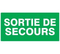 PANNEAU SORTIE DE SECOURS 330X200MM TALIAPLAST - 721432