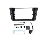 Panneau Stéréo Accessoires Auto Cadre Autoradio pour E90 E91 E92 E93 2005-2021 Façade 2 DIN Entourage Tableau Bord(Frame Cable)