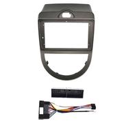 Panneau Stéréo Cadre De Façade D'autoradio 2Din pour KIA pour Soul 2008-2012, Grand Écran 9 Pouces, Montage sur Tableau De Bord KMAGE(Frame Cable)