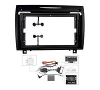 Panneau Stéréo Cadre D'installation pour Autoradio 9 Pouces pour Mercedes pour Benz SLK 200K 2004-2009 / SLK300 CIASSIC 2009 KMAGE(1)