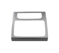 Panneau Stéréo Cadre Intermédiaire Noir Argenté 1T0858071 pour VW pour Touran 2011 2012 2013 2014 2015 Cadre Panneau Navigation(Silver)