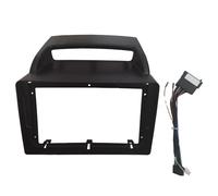 Panneau Stéréo Façade D'autoradio Autoradio 9 Pouces avec Lecteur DVD MP5 Stéréo Android Format 2 DIN Et Façade De Tableau De Bord pour Kia pour Carnival VQ 2006-2016(Frame with Cable)