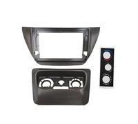 Panneau Stéréo Façade D'autoradio avec Adaptateur pour Lecteur DVD 9 Pouces Et Cadre Console Centrale pour Mitsubishi pour Lancer IX 2005-2010(1)