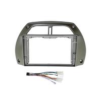 Panneau Stéréo Façade D'autoradio DVD 2 DIN 9 Pouces Panneau De Façade pour Voiture pour Toyota pour RAV4 2001-2006(Frame an Cord)