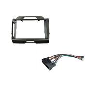 Panneau Stéréo Façade D'autoradio Façade D'autoradio 9 Pouces Panneau Stéréo Installation sur Tableau De Bord Cadre Double DIN avec Lecteur DVD pour Kia pour Sportage 2010-2015(Frame-Cord)