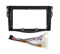 Panneau Stéréo Façade D'autoradio pour Toyota pour RAV4 2005-2013 Cadre Multimédia Façade D'autoradio Panneau De Montage sur Tableau De Bord Faisceau De Câbles