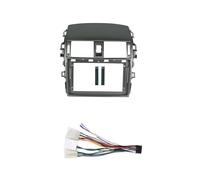 Panneau Stéréo Panneau D'autoradio 2 DIN 9 Pouces avec Faisceau De Câbles pour Toyota pour Corolla 2009 2010 2011 2012 2013