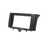 Panneau Stéréo Panneau Montage pour Autoradio Adaptateur Façade pour Autoradio 2 DIN 9 Pouces pour Benz pour Smart pour Fortwo 451 2011-2015(Only Frame)