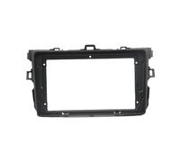 Panneau Stéréo pour Toyota pour Corolla 2007-2013, Façade D'autoradio 9 Pouces, Lecteur MP5, Cadre 2 DIN KMAGE(Black Frame)