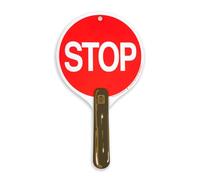 Panneau Stop & Go pour Enfants - Recto-Verso, 30 x 17 cm, Dès 3 Ans | Panneau de Signalisation pour Enfants | Recto-Verso en Mousse pour Jeu de Rôle, Circulation, Classe & Sécurité Routière