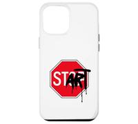 Panneau Stop Start Art Design Architecture Mode Cool Geek Coque pour iPhone 12 Pro Max