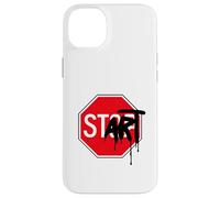Panneau Stop Start Art Design Architecture Mode Cool Geek Coque pour iPhone 14 Plus
