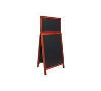 Panneau stop trottoir acajou 120x55 cm