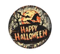 Panneau Suspendu Pour Porte D'entrée 'Halloween Plaques En Bois Naturel Avec De Sorcière Pour Décorations Fête À La Maison Décorations Porche 'Halloween