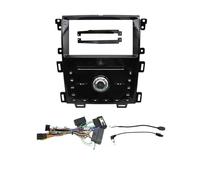 Panneau Tableau Bord Cadre De Lecteur Stéréo Radio Android pour Ford pour Edge U387 2011 - 13 2014 Panneau Cordon d'alimentation Faisceau De Câbles Canbus