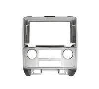 Panneau Tableau Bord Fascia D'autoradio pour Ford pour Escape 2007-2011 2012 Cadre Stéréo DVD Adaptateur Plaque Montage du Tableau Bord Lunette D'installation(Argent)