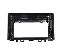 Panneau Tableau Bord pour Kia pour Rio 2017 Double Tableau Bord Surround Kit D’Outils pour Habillage Panneau Stéréo Lecteur DVD Lunette Cadre Radio 9 Pouces(Only Frame)
