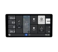 Shelly Panneau tactile X2i Silver 6,95" Mural - Capteur Wi-Fi et Relais - Gris