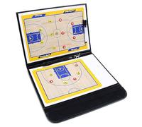 Panneau Tactique Basketball, Plaquette Basket Coaches avec Stylo Aimants, Accessoire D'entraînement Marqueur, Conception Pliable, Livré avec Stylo à Encre à Base d'eau Effaceur