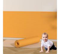 Panneau Tete de Lit à Coller 60 cm Large Coussin Mural - 3D Anti-Collision Panneaux Muraux Rembourrés, Mousse de Protection Panneau Revêtement Mural Decoratif pour Enfant Autistes(Wood,L 157.5"/4 M)