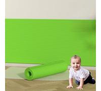 Panneau Tete de Lit à Coller 60 cm Large Coussin Mural - 3D Anti-Collision Panneaux Muraux Rembourrés, Mousse de Protection Panneau Revêtement Mural Decoratif pour Enfant Autistes(Vert,L 354.3"/9 M)