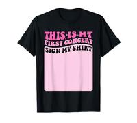 Panneau « This is My First Concert » My Shirt Groovy Music Event T-Shirt