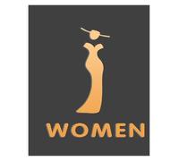 Panneau Toilette Panneaux de toilettes for hommes et femmes, signalisation, centre commercial, immeubles bureaux, plaques porte, plaque indicatrice rappel, panneau d'orientation(Color-J)