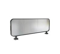 Panneau translucide décoratif en métal pour restaurants, cafés, bureaux et salons de thé, clôture basse élégante pour un meilleur intimité et un attrait esthétique