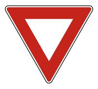 Panneau triangle Cédez passage intersection 700 Ecolign AB3A cl2 - NADIA SIGNALISATION - TRI700E2AB3A