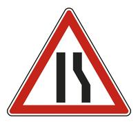 Panneau triangle Chaussée rétrécie par la droite 1000 Ecolign A3a cl1 - NADIA SIGNALISATION - TRI1000E1A3a