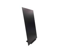 Panneau trottoir sur socle en bois noir et ardoise dimensions 97 x 52 cm