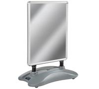 PANNEAU TROTTOIR - TECTAKE - Panneau Stop Trottoir pour Affiche Publicitaire A1 en Aluminium avec 2 Films Plastiques