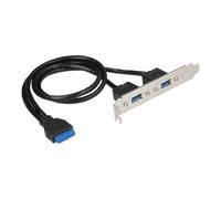 DeLOCK 84836 carte et adaptateur d'interfaces Interne USB 3.0 - Cartes et adaptateurs d'interfaces (USB 3.0, Noir, Bleu, Argent, 5 Gbit/s, Sac en polyéthylène)