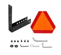 Panneau Véhicule Lent Kit Support Triangle Avertissement Voiture Lente