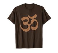 Panneau vintage Aum spirituel Yoga Méditation Om Sign T-Shirt