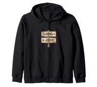 Panneau Vintage Clowns to The Left Jokers to The Right Sweat à Capuche