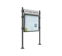 Panneau-vitrines d'information Agora Gris PROCITY - 590411.GPRO