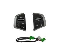 Panneau Volant Voiture Interrupteur Télécommande Bouton Croisière Volume Audio Radio Pour Isuzu Pour D-max Pour Mux Pour Dmax Boutons de Commutateur de Volant de Voiture(Un jeu)