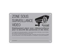 Panneau Zone Surveillée, Lieu Privé - COMELIT 43502C